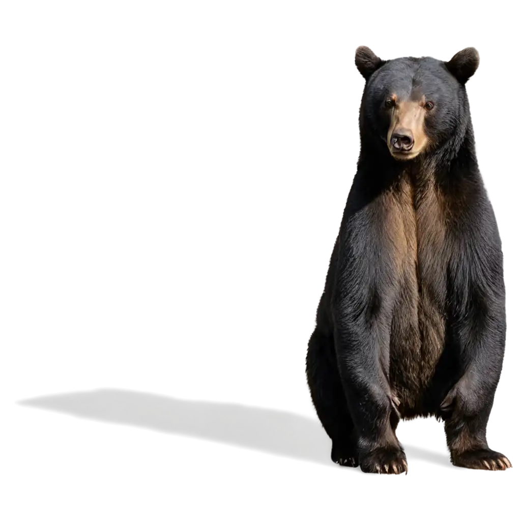 Bear-with-Shadow-PNG-Image-HighQuality-Visual-for-Diverse-Applications