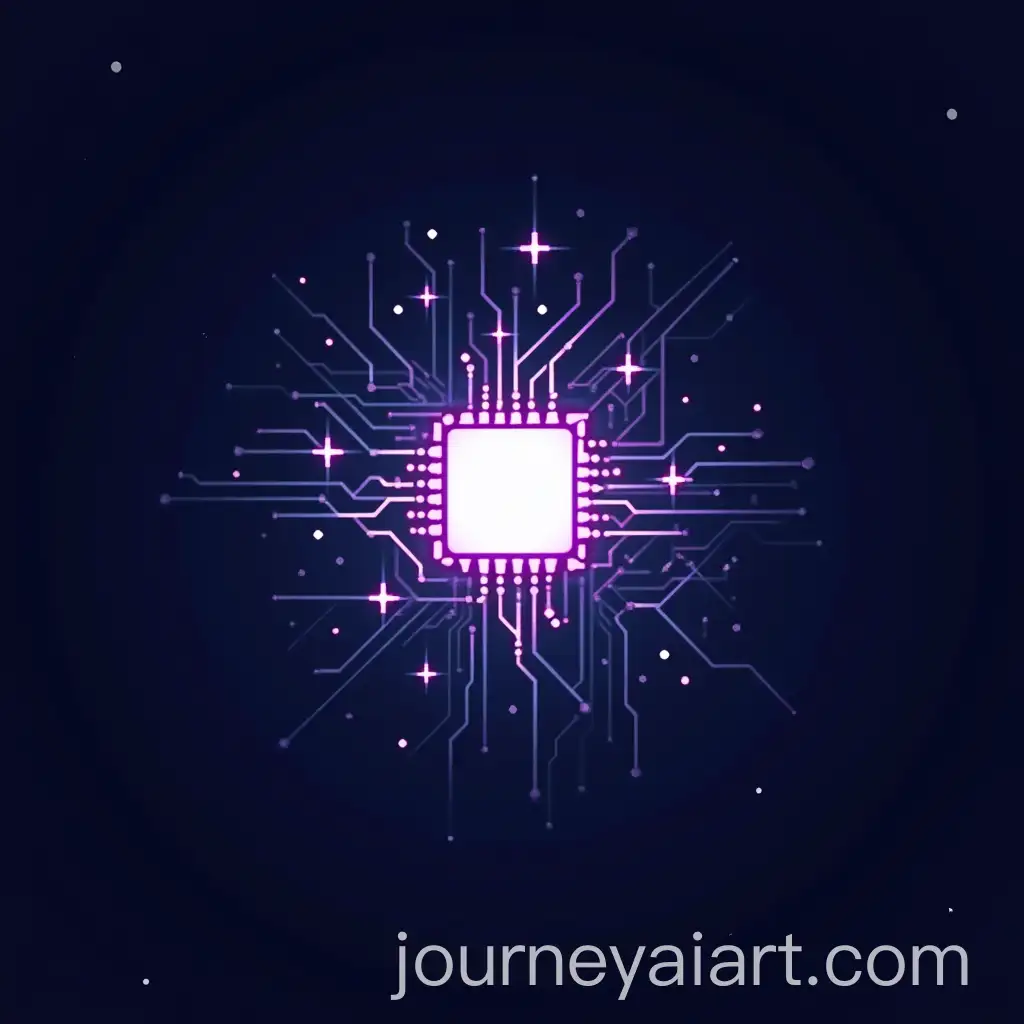 Futuristic-Pixel-Art-Logo-with-Glowing-Pixel-and-Abstract-Patterns