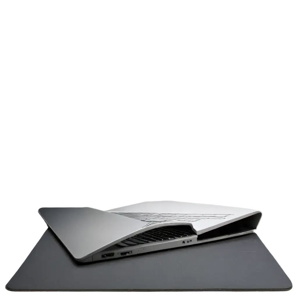 HighQuality-PNG-Image-of-a-Laptop-on-a-Mat-for-Versatile-Digital-Use