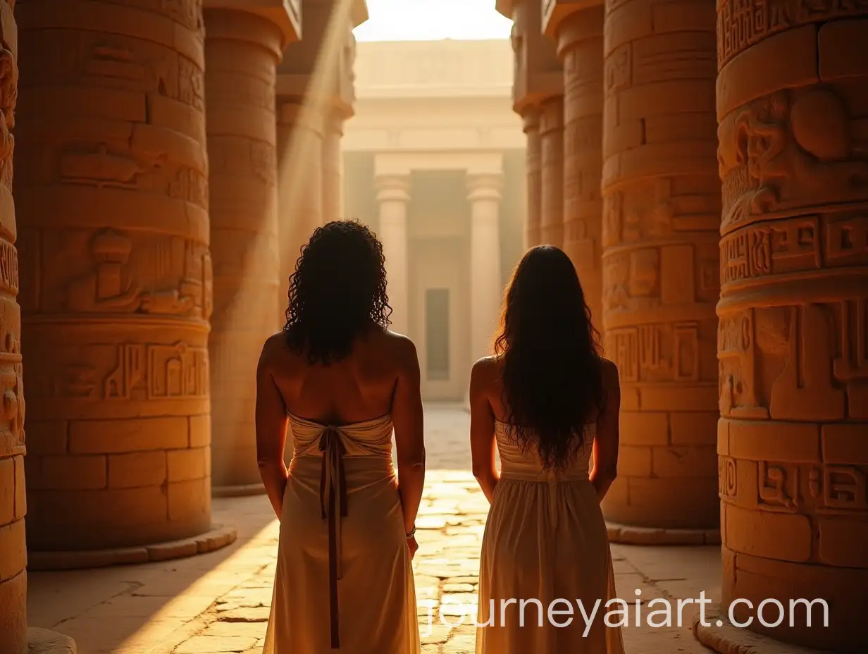 Ancient-Egyptian-Pharaoh-Tutankhamun-Praying-in-Luxor-Temple