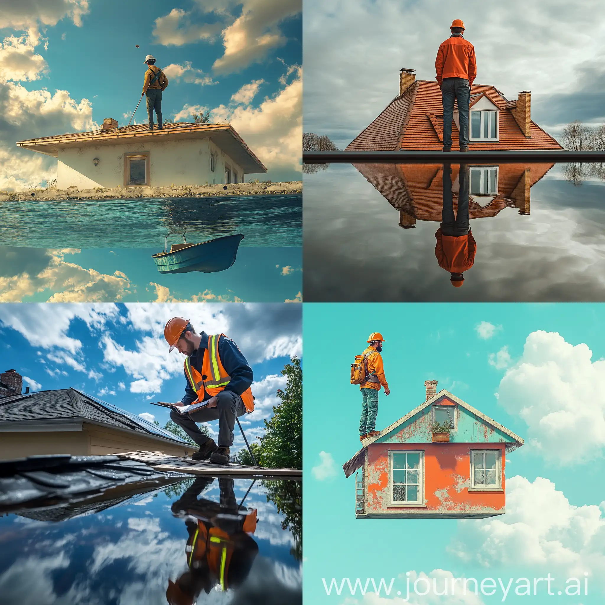 Building-Surveyor-Inspecting-House-Roof-from-Floating-Platform