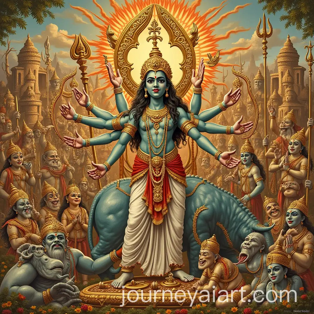 Mahabharata-Kurukshetra-Battle-Scene