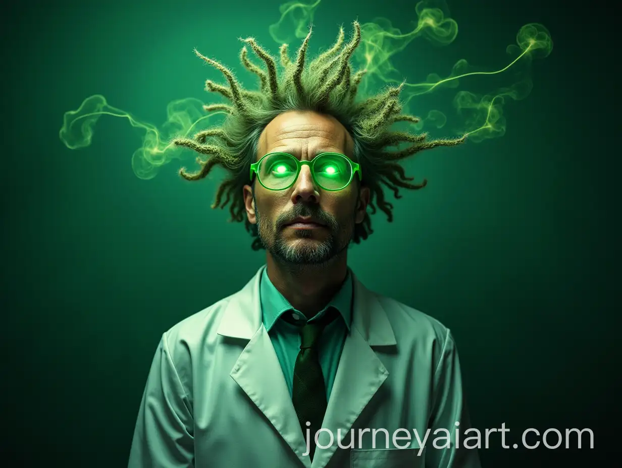 AI-Image-Prompt-ExpansionMad-Scientist-with-Brilliant-Idea-in-a-GreenThemed-Laboratory