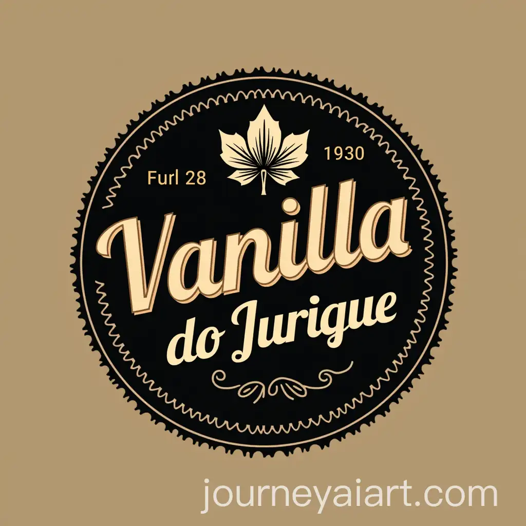 Minimalist-Steampunk-Typography-Logo-for-Vanilla-do-Jurigue