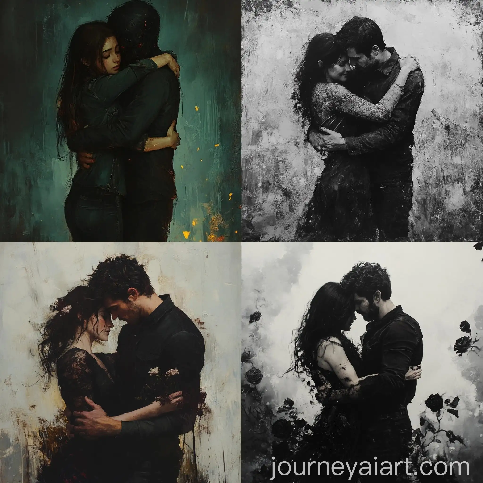 Embrace-of-Love-Romantic-Couple-Walking-Together-at-Sunset