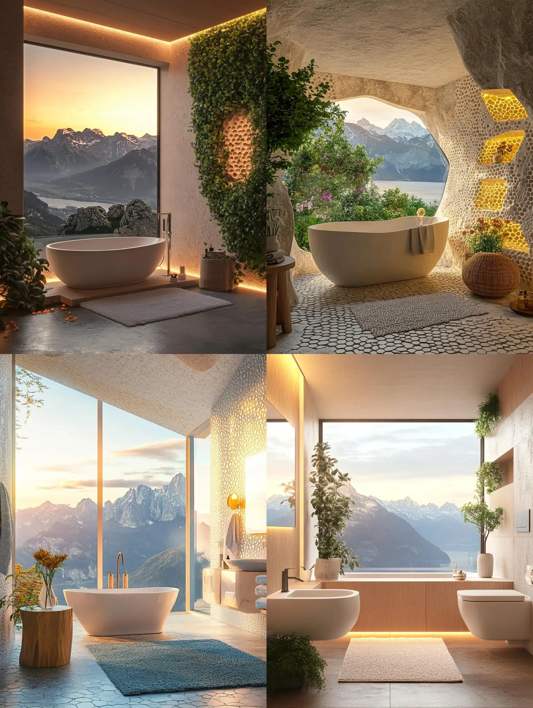 High-Mountain-Bathroom-Interior-with-Bionic-Style-Decor-and-Natural-Tones