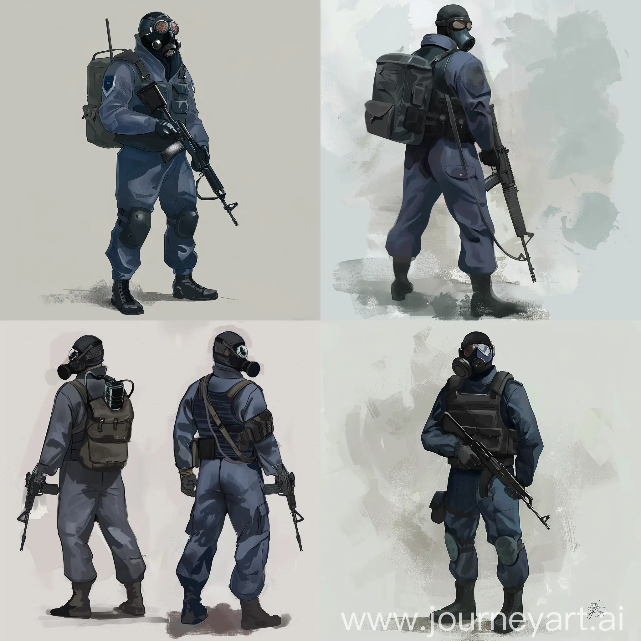 STALKER-Game-Character-Concept-Art-Mercenary-in-1980s-Timeline-with-Gas-Mask-and-Sniper-Rifle