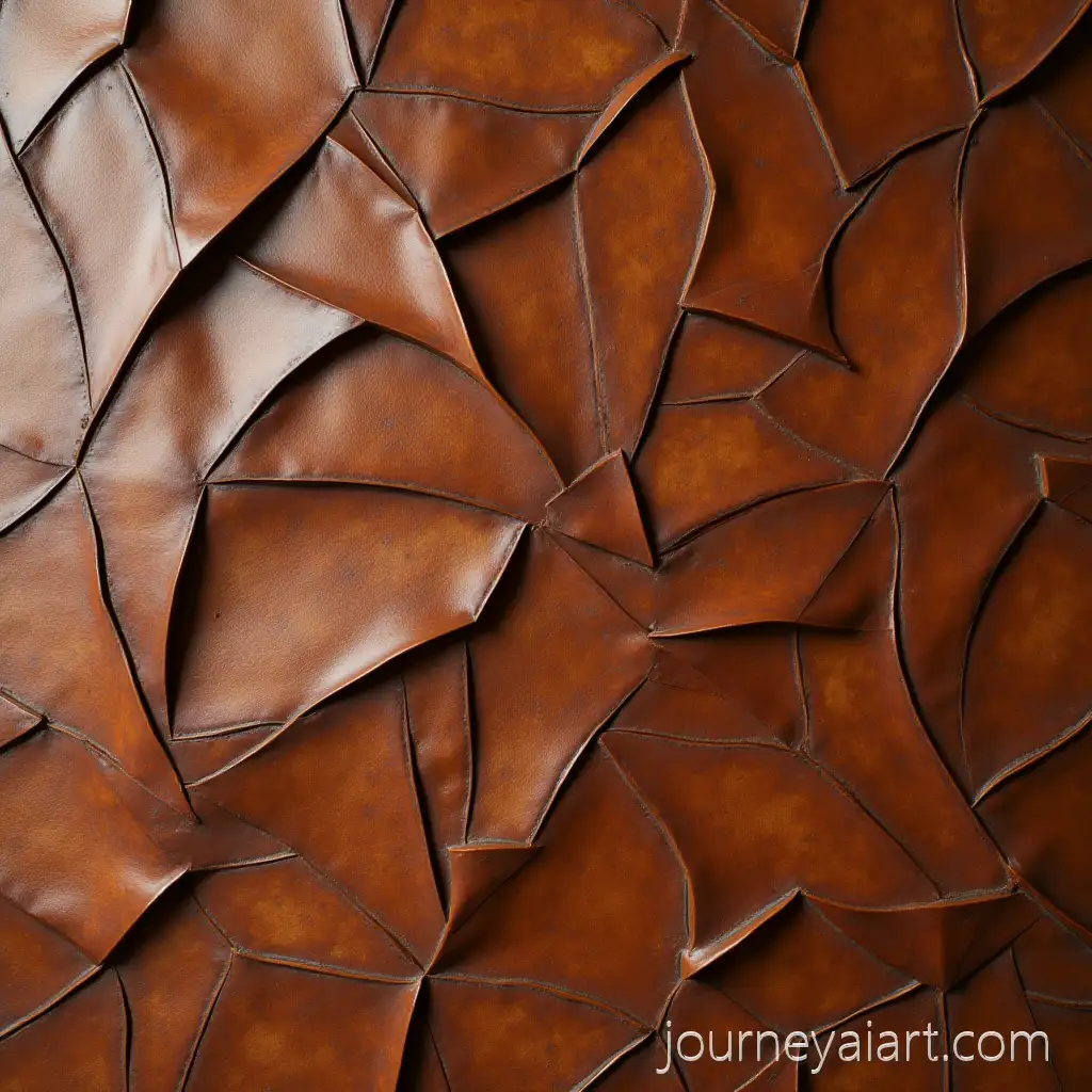 Leather-Wall-Artwork-inLeather-wall-artwork-design-Voronoi-Parametric-Design