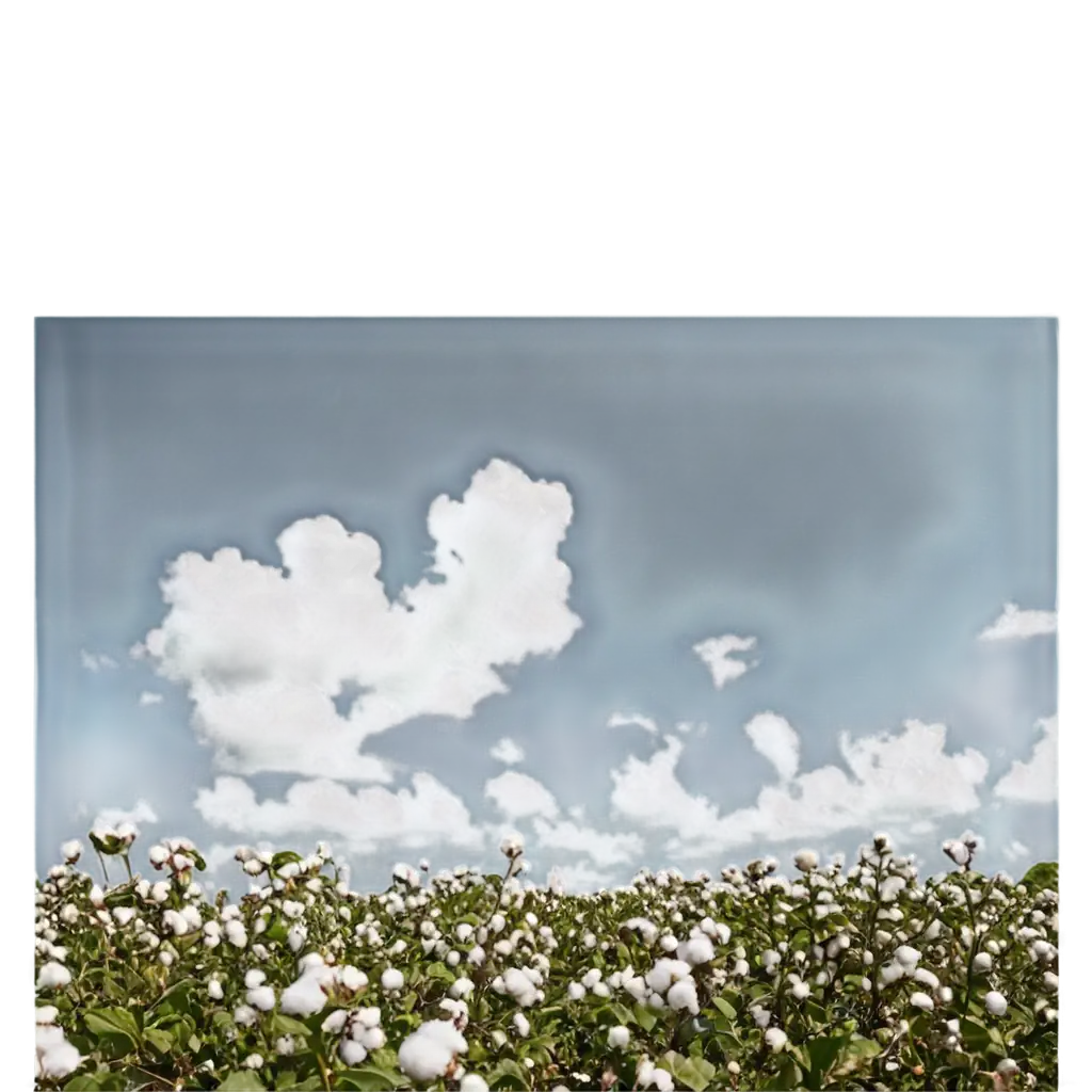 HighQuality-PNG-Image-of-a-Cotton-Plant-Farm-for-Diverse-Applications