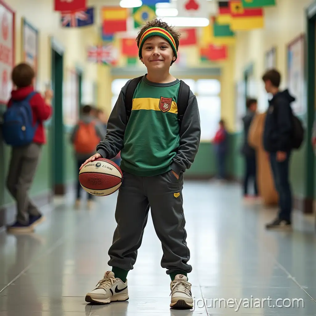 SchoolAge-Student-Dressed-as-GeneralAI-Image-Expansion-SEO-Athlete-for-School-Fair-in-Decorated-Gym