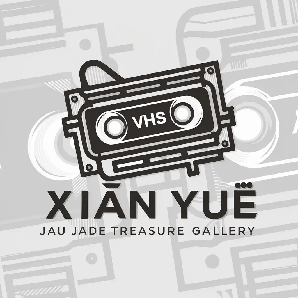 LOGO-Design-For-Xin-Yu-Jade-Treasure-Gallery-VHS-Tape-Symbol-for-Technology-Industry