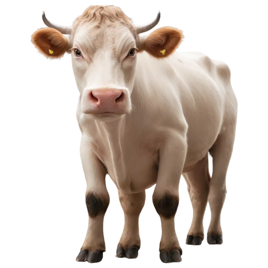 Beautiful-AI-White-Colour-Cow-PNG-Image-High-Quality-and-Clear-Format-for-Versatile-Use