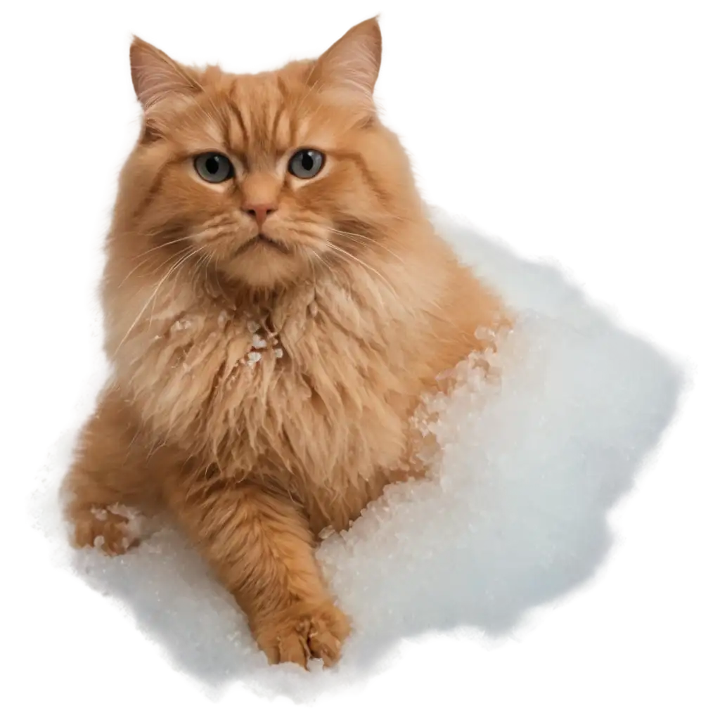 Cat-in-Ice-PNG-Image-Clear-and-Vibrant-Representation-of-Feline-in-Frozen-Setting