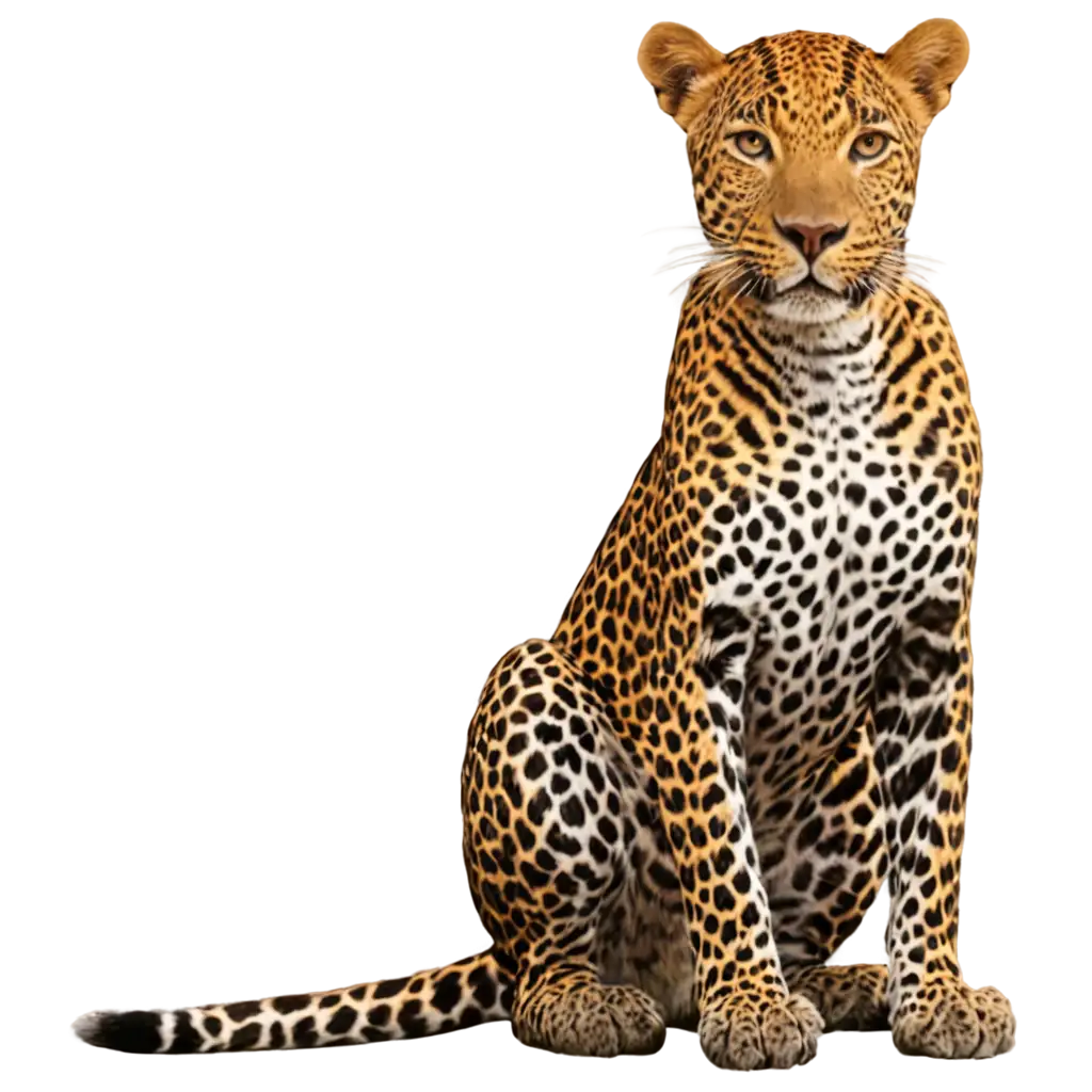 Leopard-Sitting-PNG-Image-for-HighQuality-Digital-Use-and-Design