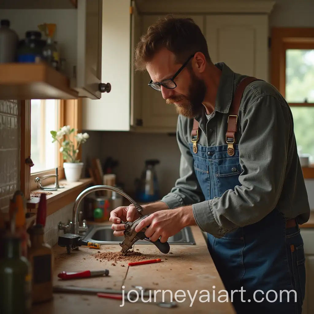 Man-Fixing-Household-Item-as-an-Expression-of-Love