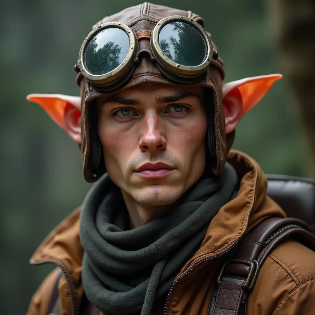 Fully-Grown-Male-Elf-Airman-Wearing-Goggles-and-Leather-Cap