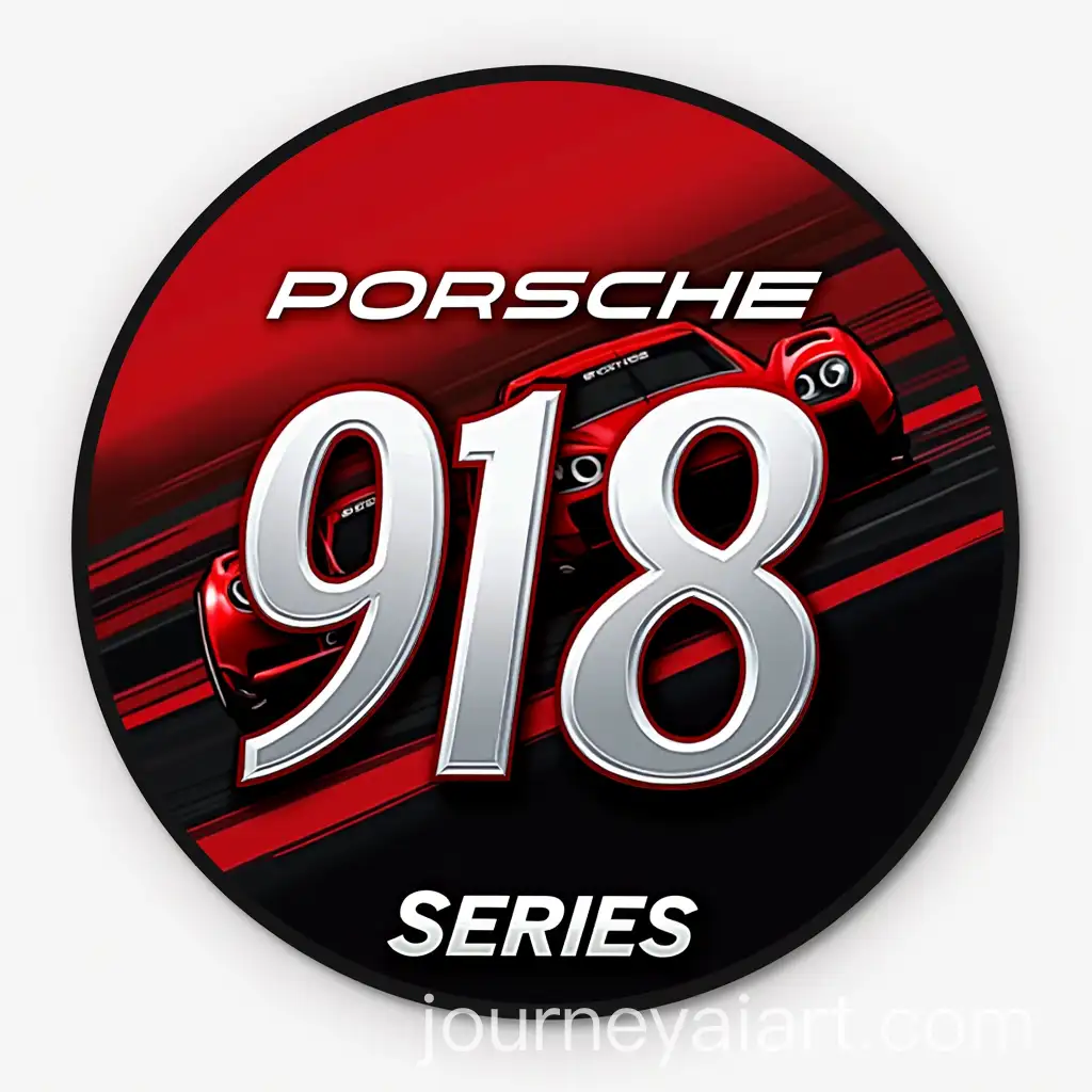 Porsche-918-Series-Racing-Logo-Featuring-Speed-and-Elegance