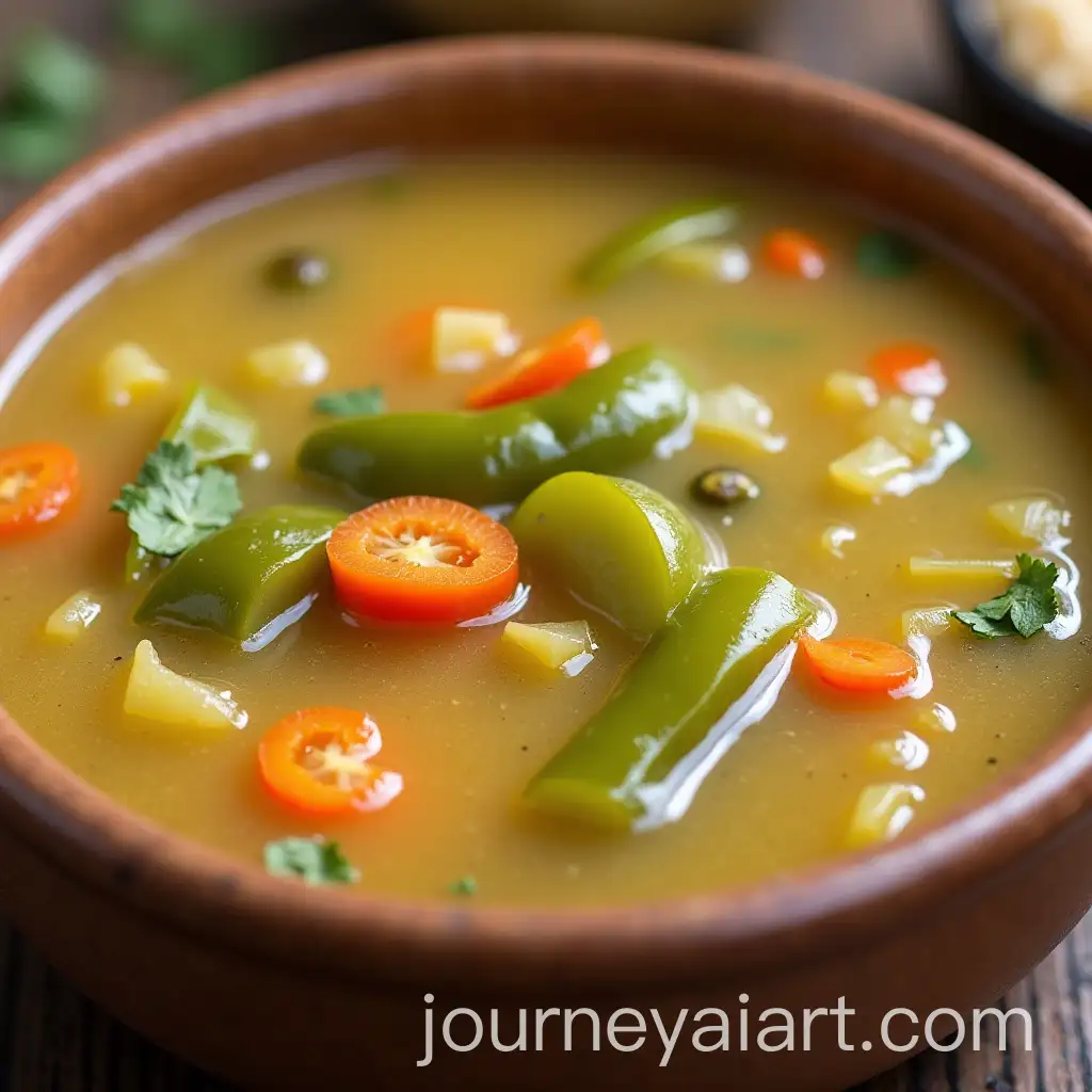 Colorful-Pickle-Soup-in-Artistic-Arrangement