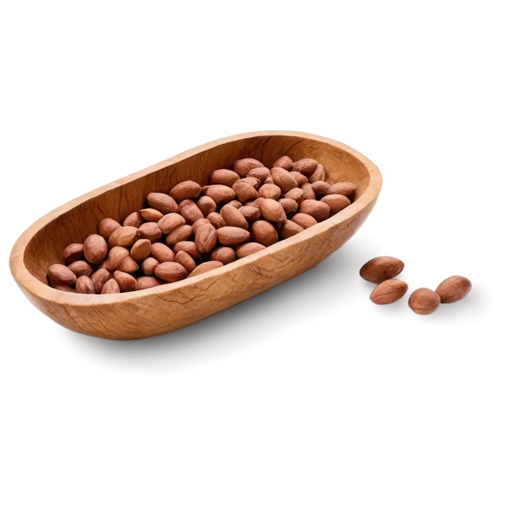 HighQuality-PNG-Image-of-a-Handcrafted-Wooden-Peanut-Bowl