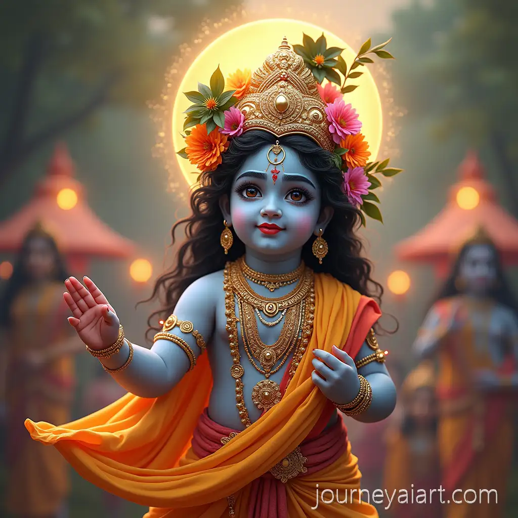 Krishna-Janmashtami-Celebration-with-Traditional-Decor-and-DevoteKrishna-Janmashtami-imagees