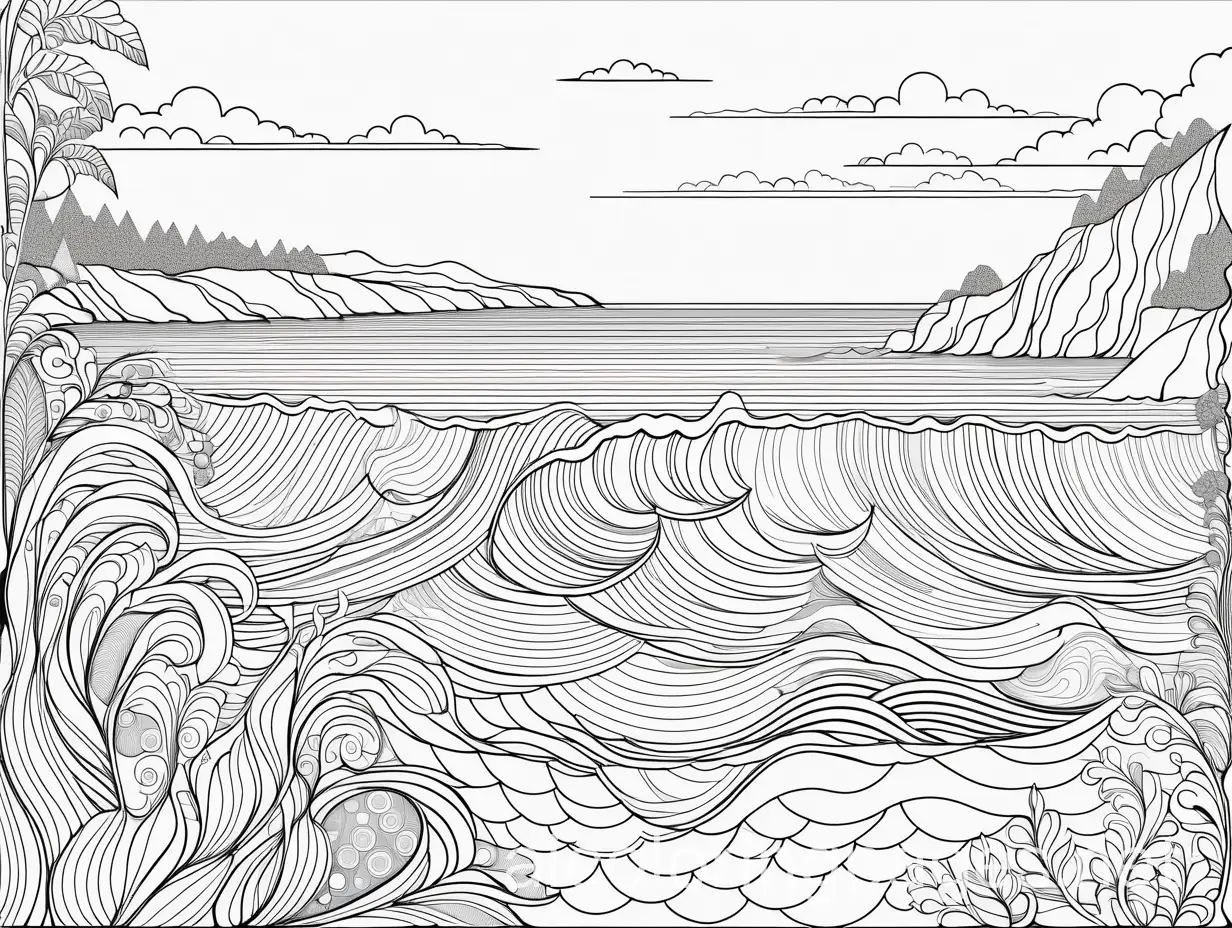 River-and-Ocean-Zentangle-Coloring-Page