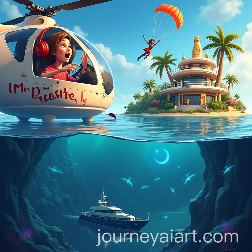 Helicopter-Ride-Over-Mariana-Trench-with-Bioluminescent-Creatures-and-Adventure-Elements