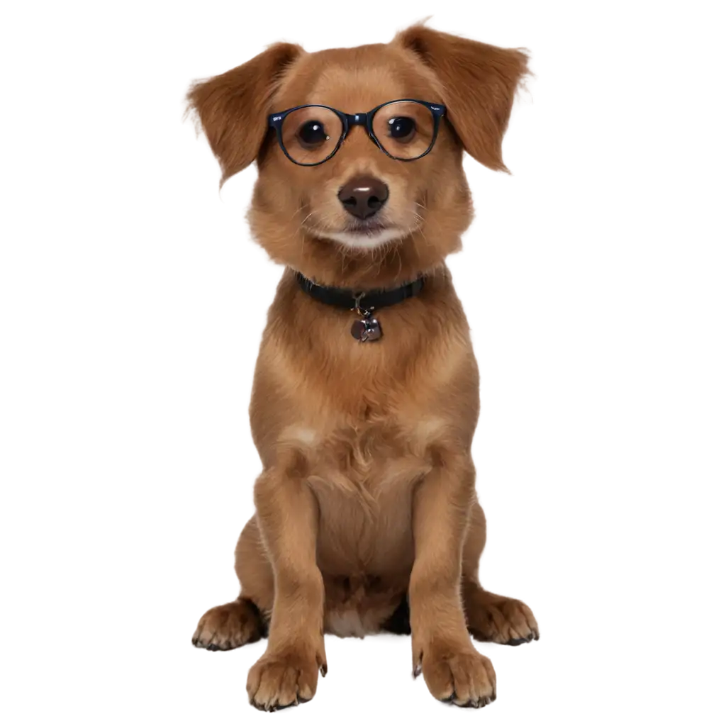 Adorable-Dog-Wearing-Glasses-PNG-Image-for-Creative-Projects