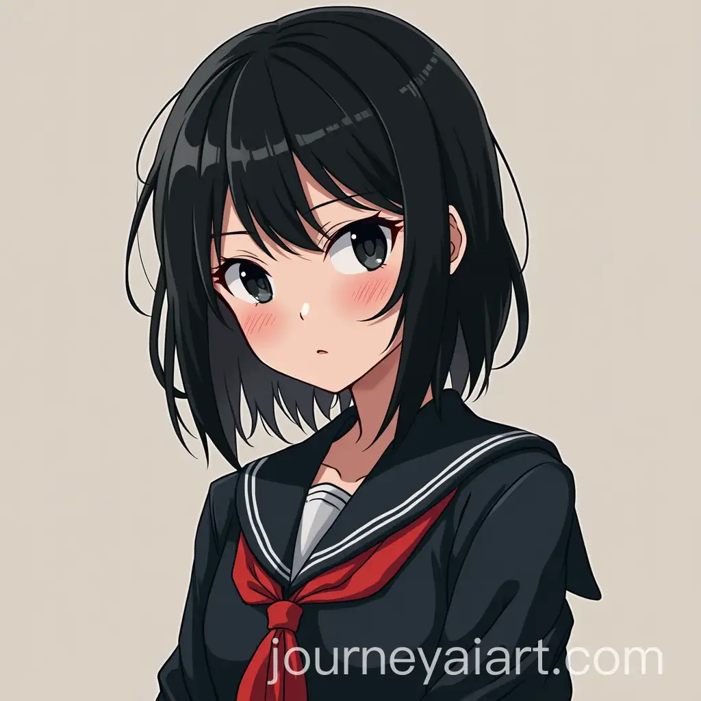 AnimeInspired-Woman-with-Black-Hair-in-Japanese-School-Uniform