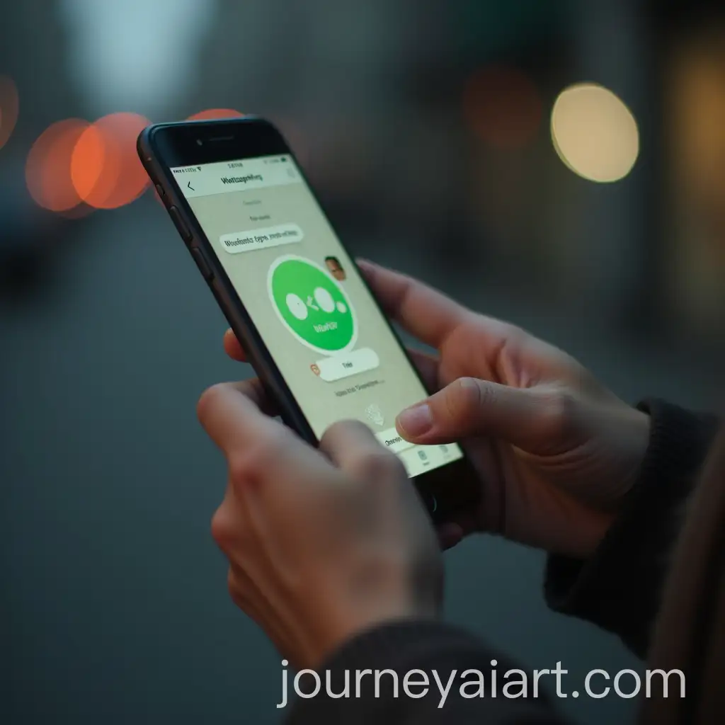 Person-Using-WhatsApp-on-Smartphone-in-Casual-Setting