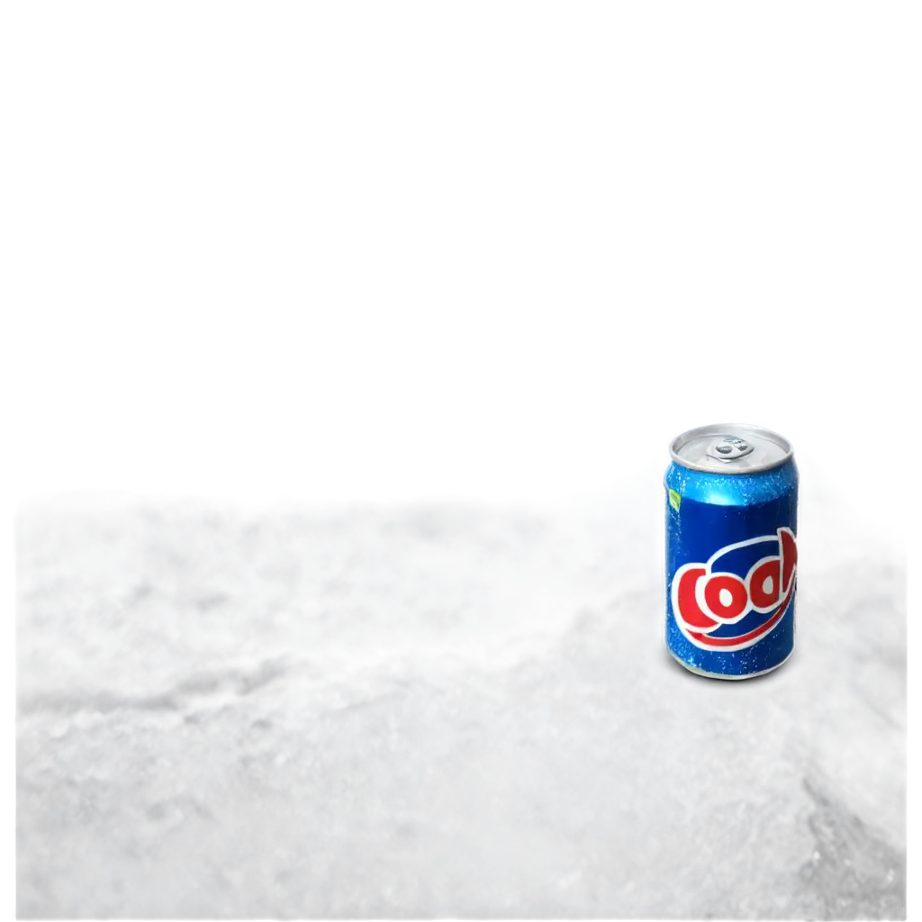 Soda-Can-on-a-Rock-Covered-with-Ice-PNG-HighQuality-Image-for-Creative-Projects