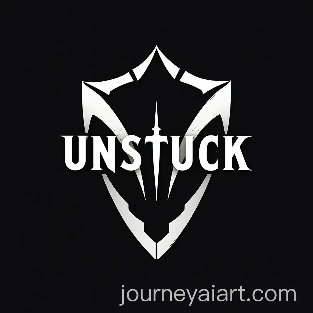 Brutalist-Design-Logo-for-UNSTUCK-Inspired-by-Leagues-of-Legends