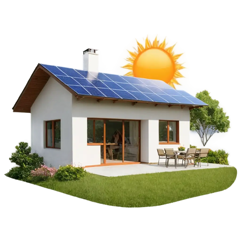 Solar-Energy-House-with-Family-in-Front-HighQuality-PNG-Image