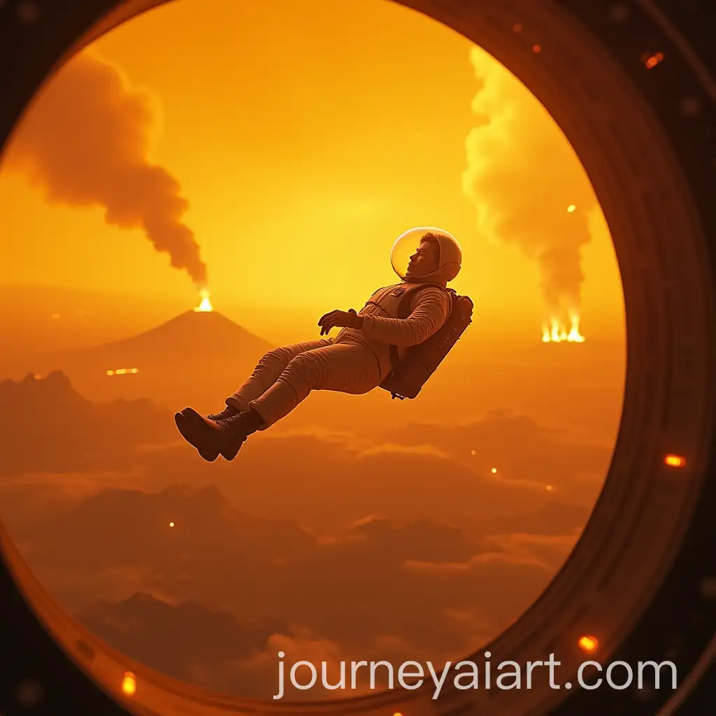 Futuristic-Human-Traveler-Observing-the-Surreal-Scenery-of-Venus