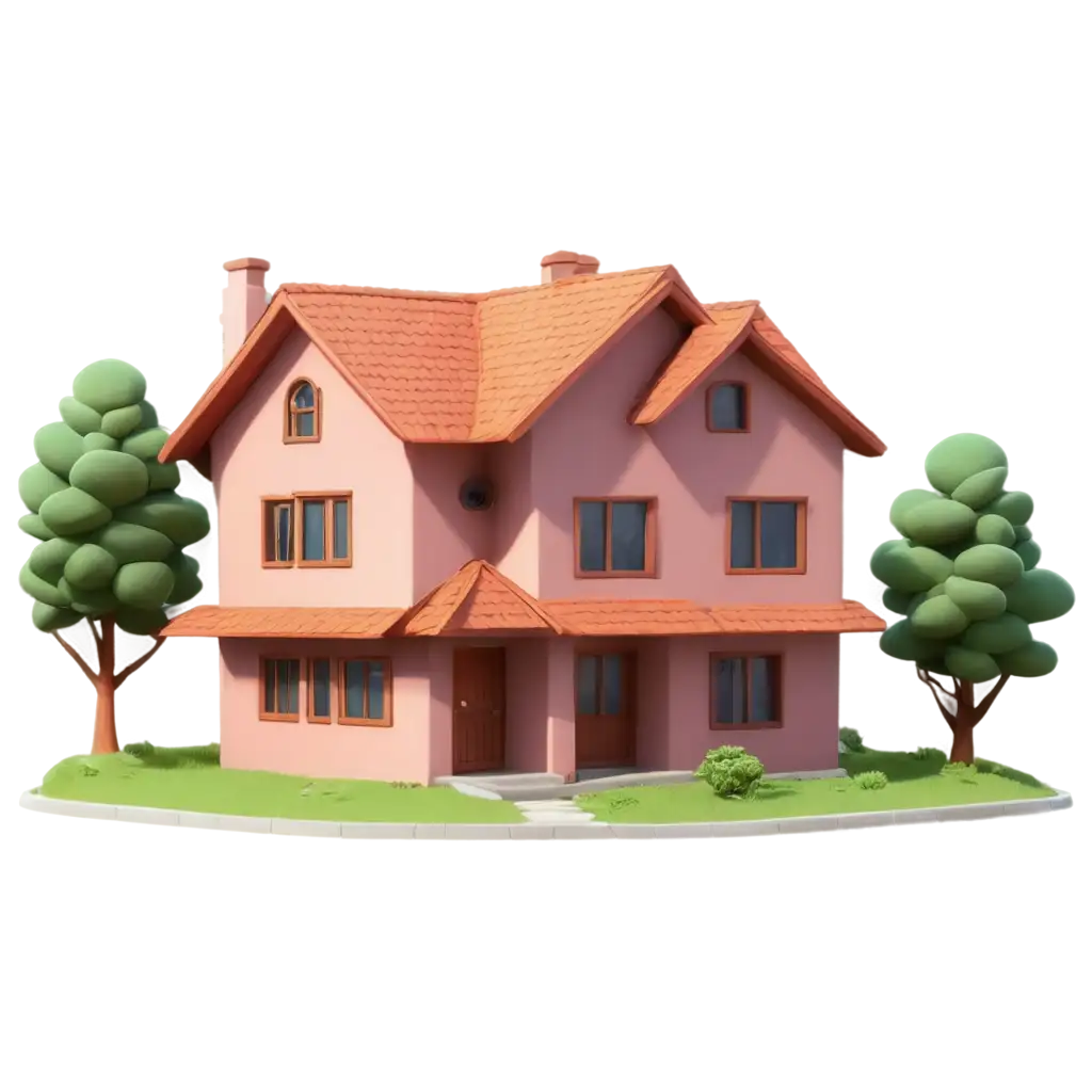 3D-Cartoon-House-PNG-Image-Vibrant-and-Detailed-3D-Illustration-for-Real-Estate-and-Educational-Projects