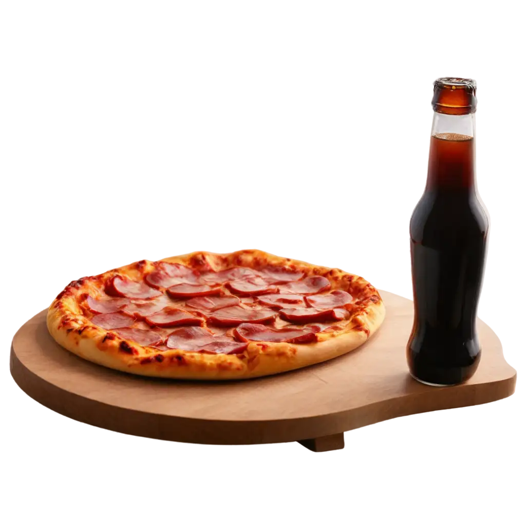 Sunset-Table-with-Hot-Pizza-and-Coke-PNG-Image-Capturing-a-Delicious-Evening-Scene