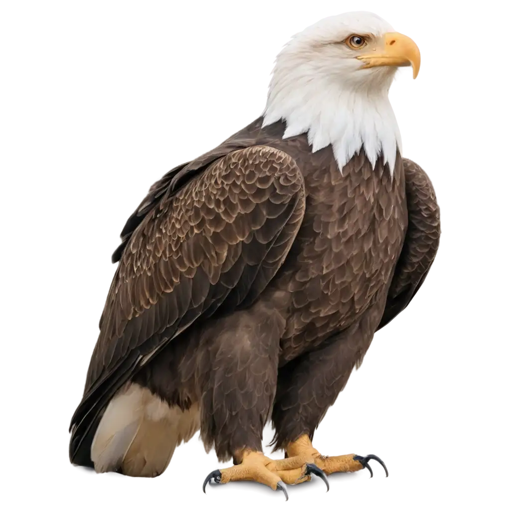 Eagle-Sits-on-the-GroundPNG-Image-SEO-Analysis-HighQuality-PNG-Image-for-Multiple-Uses