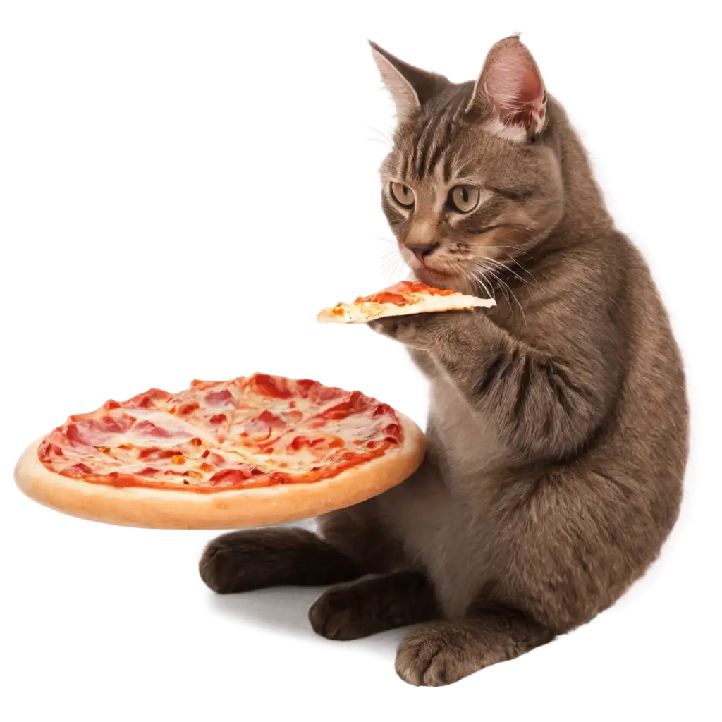 SEOOptimized-PNG-Image-Cat-Eating-Pizza