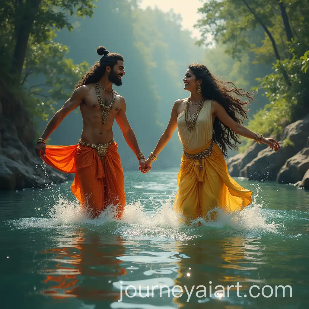 Adventurous-Couple-Crossing-Deep-Rivers