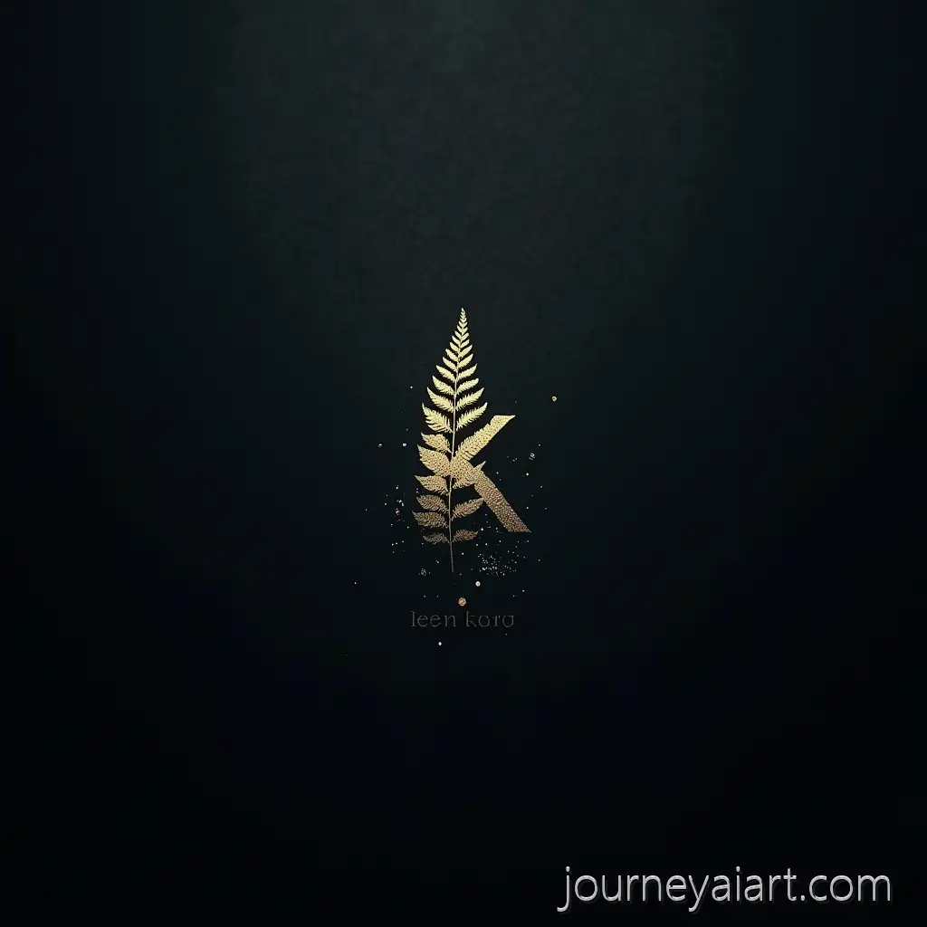 MinimalistAI-Image-Prompt-Expansion-Geometric-Text-with-Bioluminescent-Fern-in-Slavic-Pagan-Style