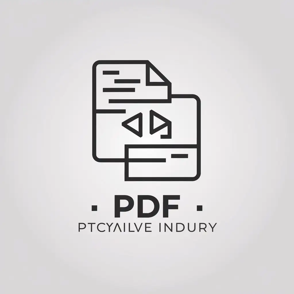 LOGO Design for Tech Industry Minimalistic Design with 2 PDFs Being Compared on Clear Background