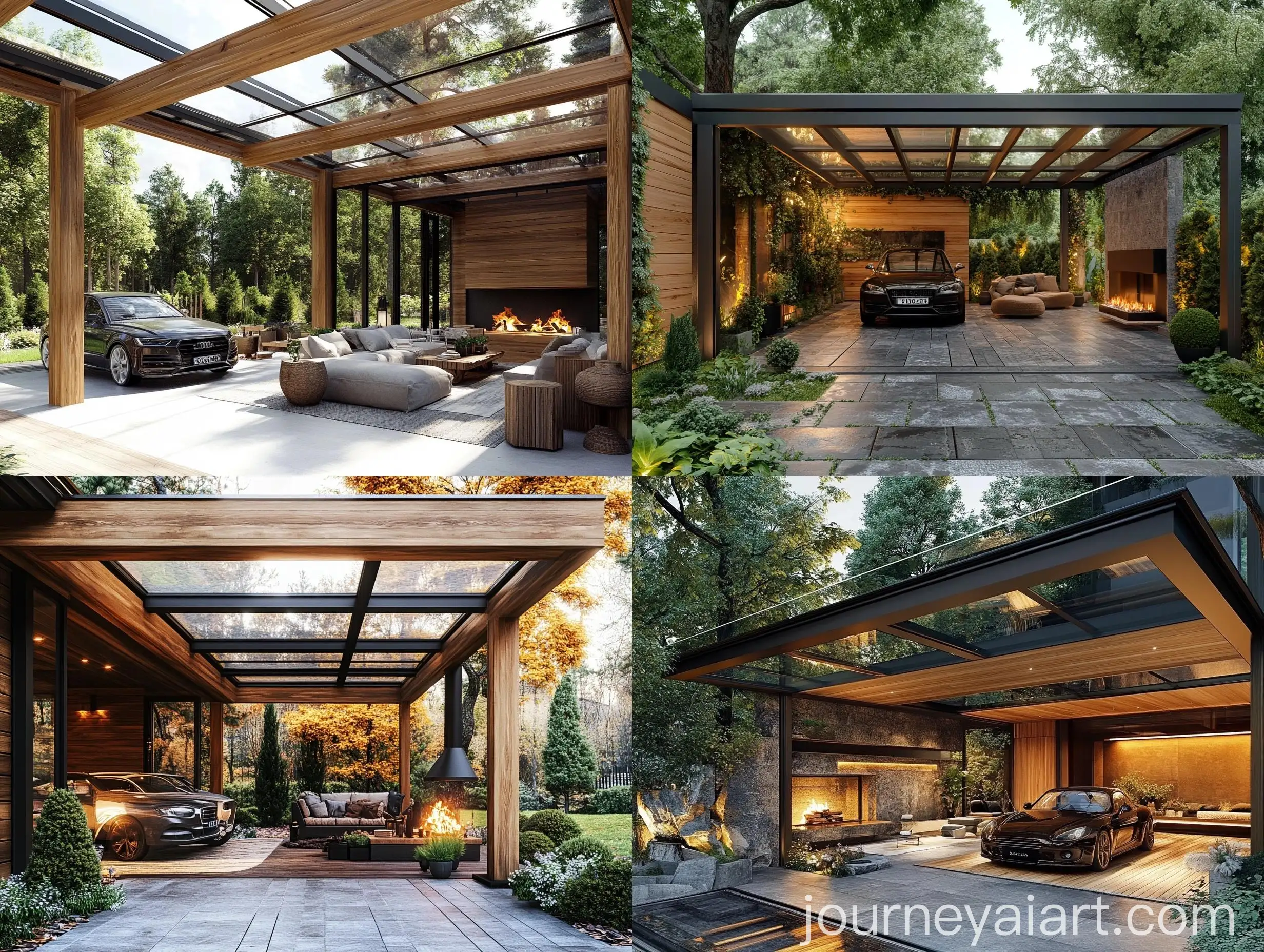 Luxurious-Carport-with-Glass-Roof-and-Cozy-Fireplace
