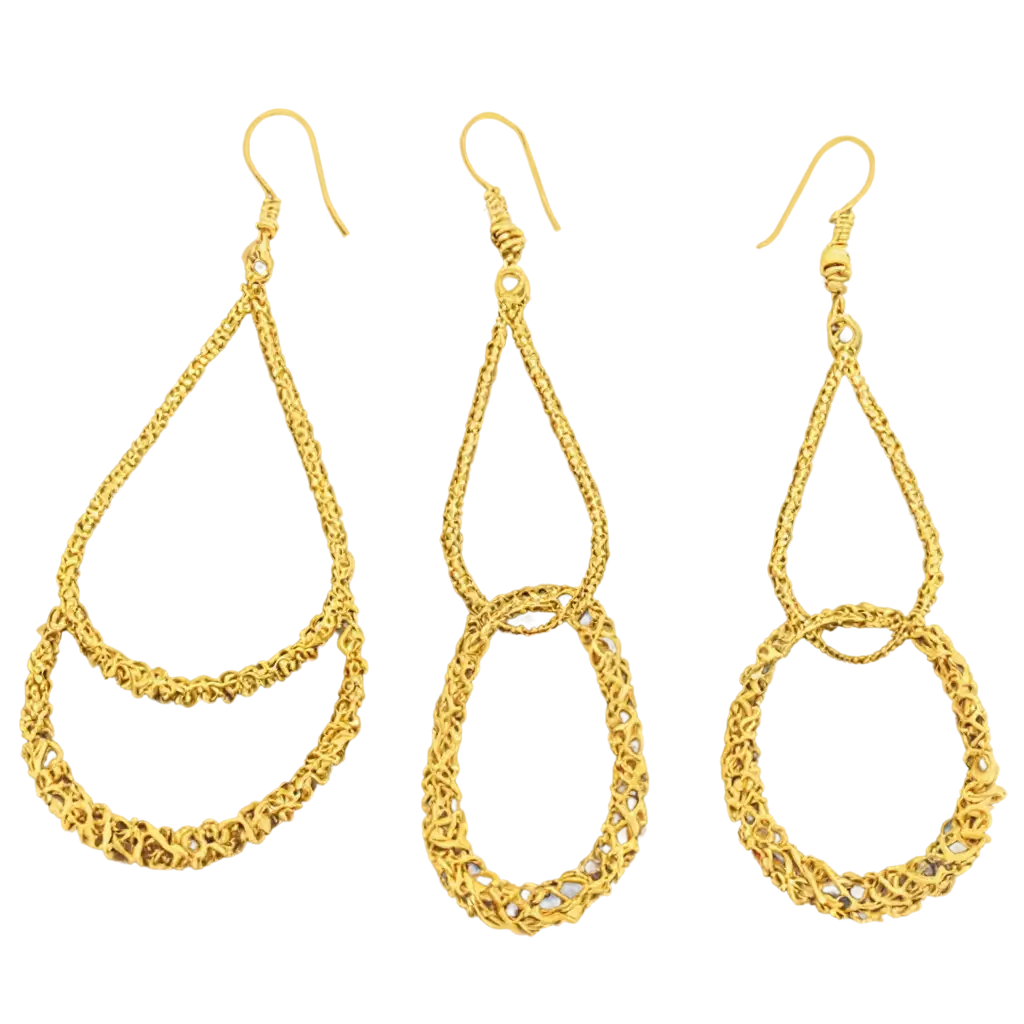 Stunning-Golden-Earrings-PNG-Image-for-Fashion-and-Jewelry-Enthusiasts