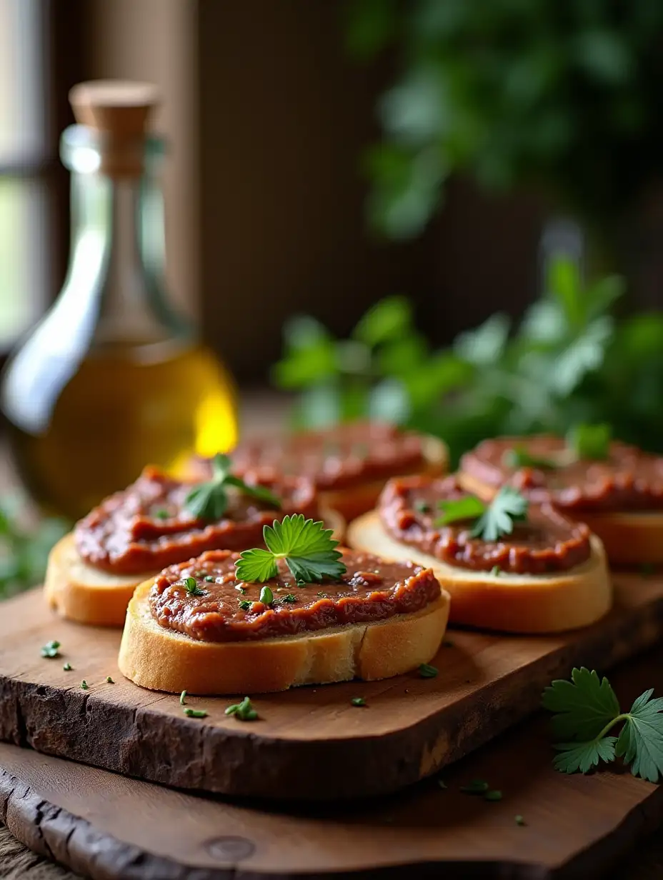 Rustic-Crostini-di-Fegatini-with-Liver-Pt-and-Tuscan-Atmosphere