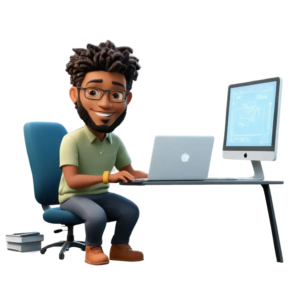 Engaging-Cartoon-Programmer-Behind-Computer-PNG-Image-Featuring-Dynamic-Coding-Scenes