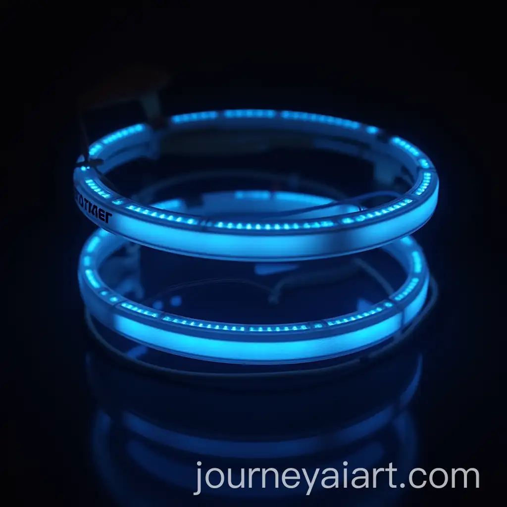 Futuristic-Spaceship-Speeding-Through-Colored-Light