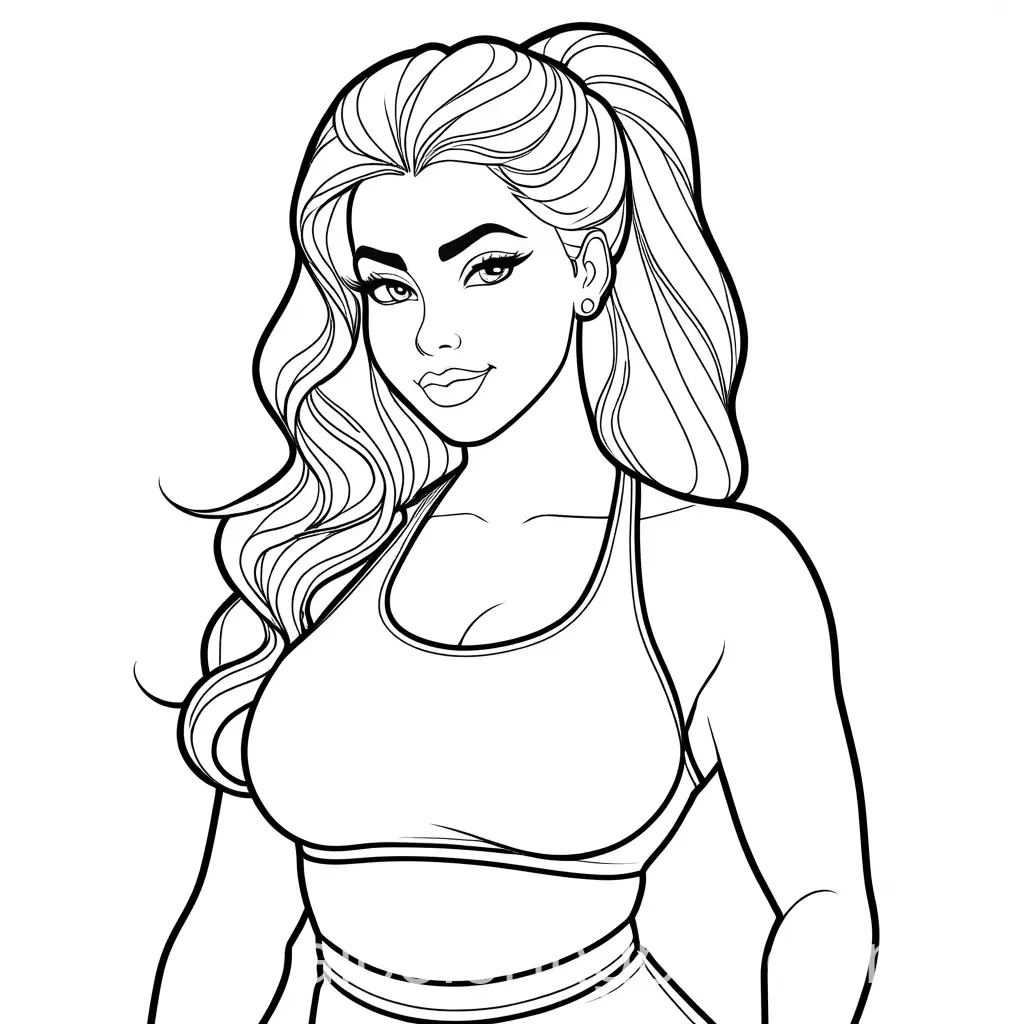 Jem-Wolfie-Fitness-Influencer-Coloring-Page-for-Kids