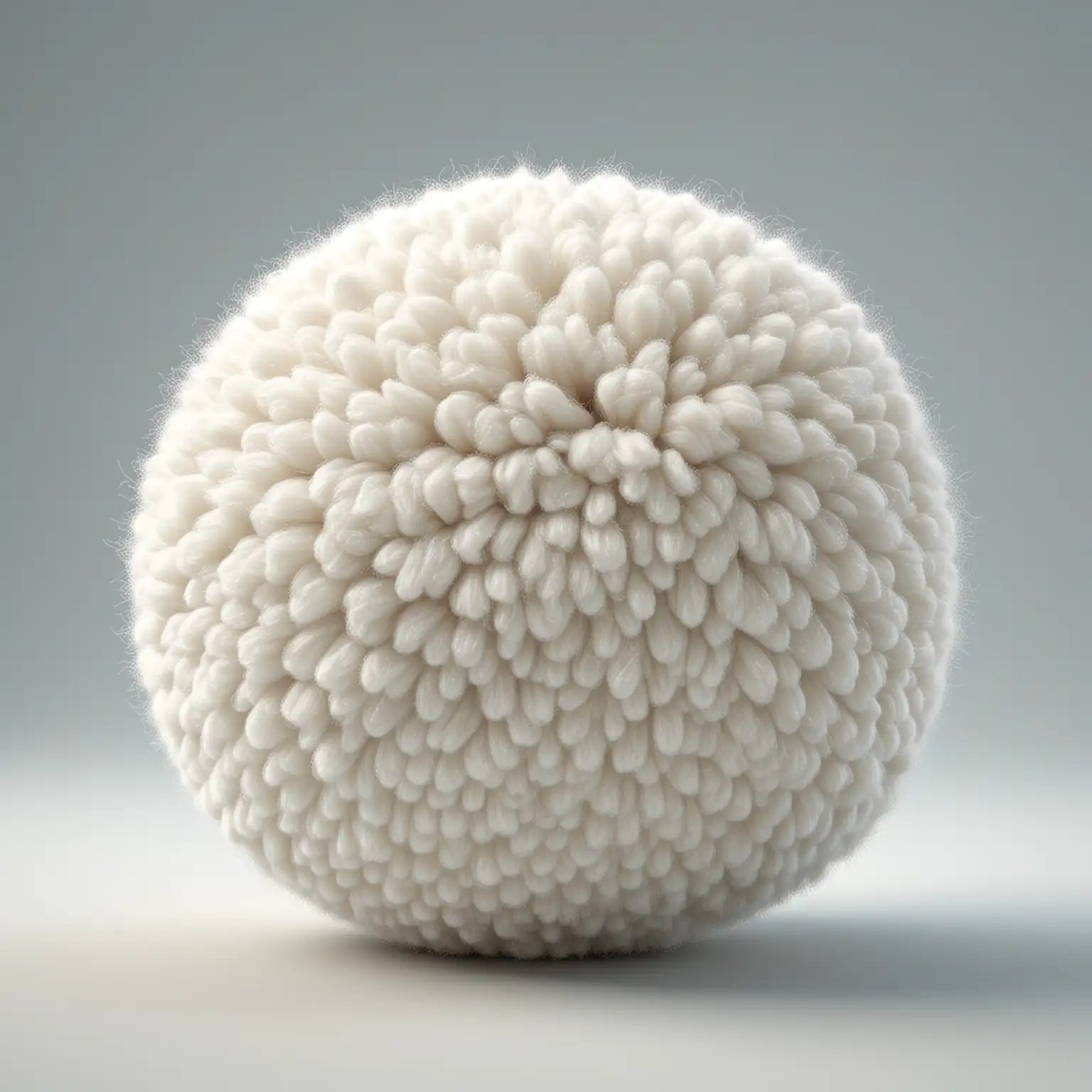 Fluffy-White-Wool-Ball-A-3D-Rendering-Showcase