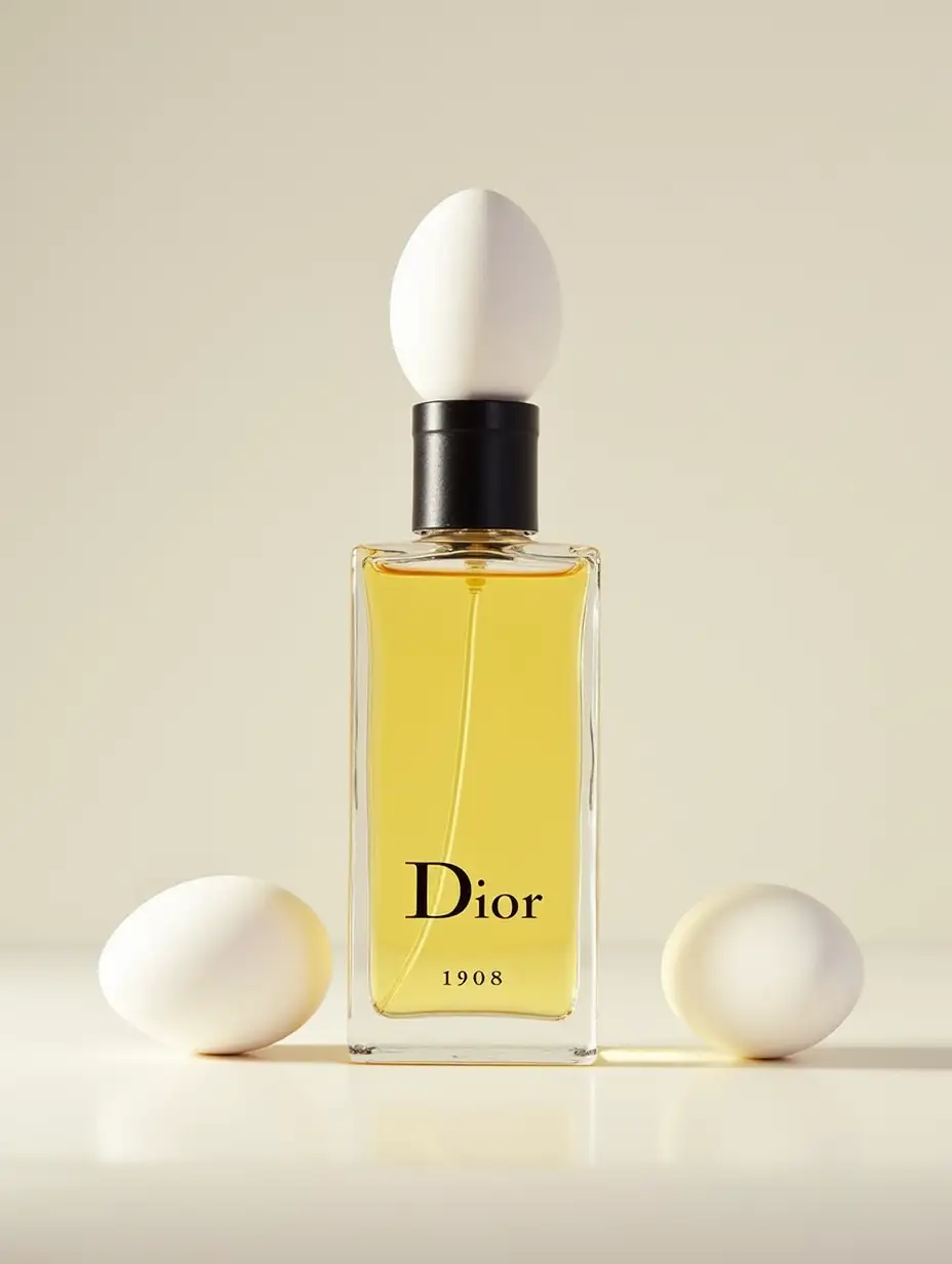 This is a joke, design a Dior cologne with the scent of eggs.