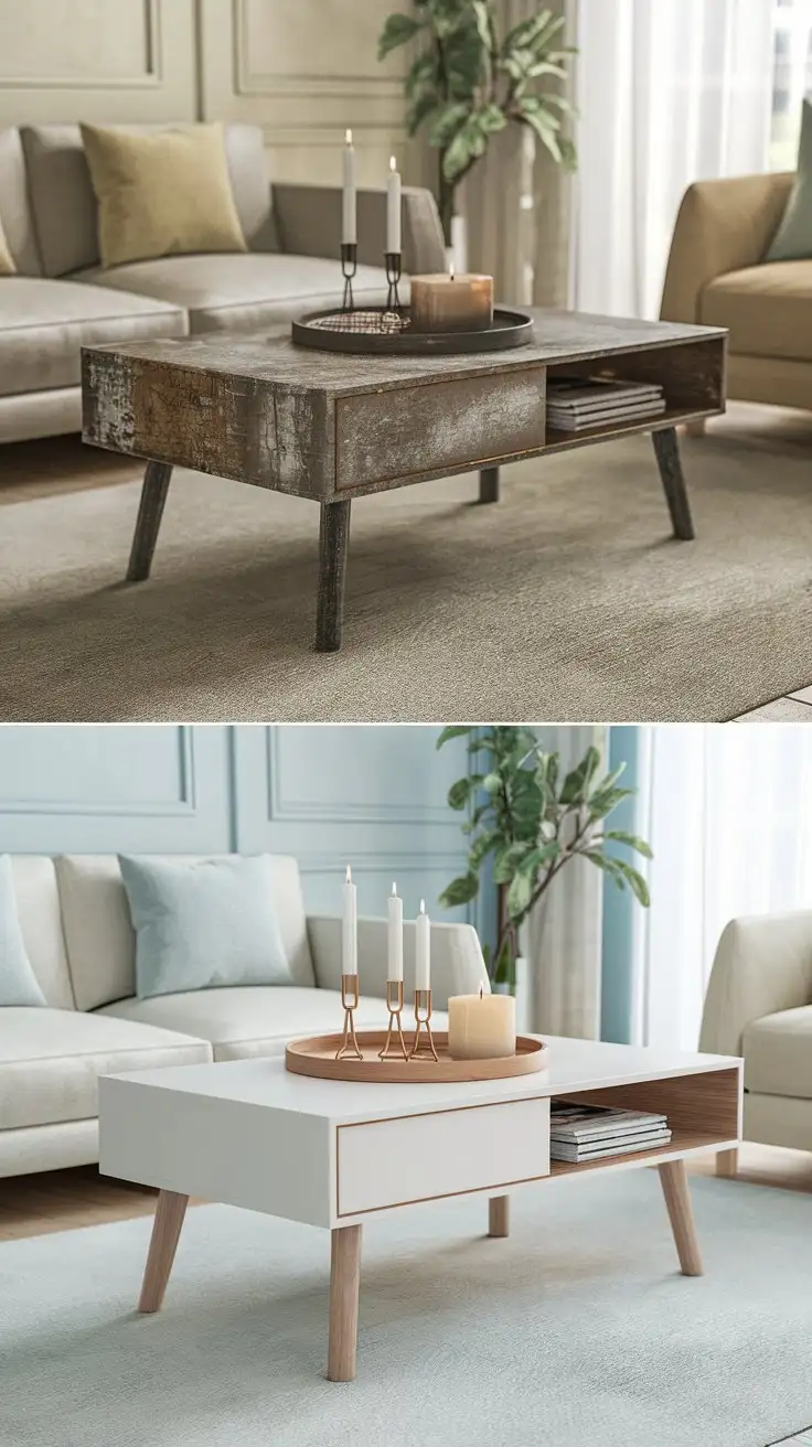 Before-and-After-Coffee-Table-Makeover-in-Bright-Living-Room