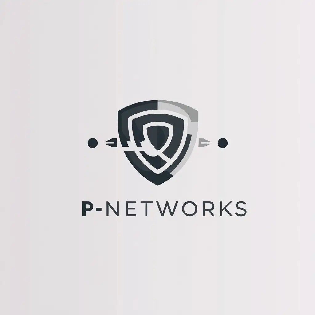 LOGO Design for PNetworks ITSecurity Proxmox Hypervisor with Minimalistic Theme for Technology Industry